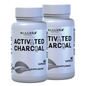 Activated Charcoal 520 mg - Coconut Shells - Natural Supplement Detoxification - Support Digestive Gas & Bloating 60 capsules 30 servings HALLUSA NATURAL