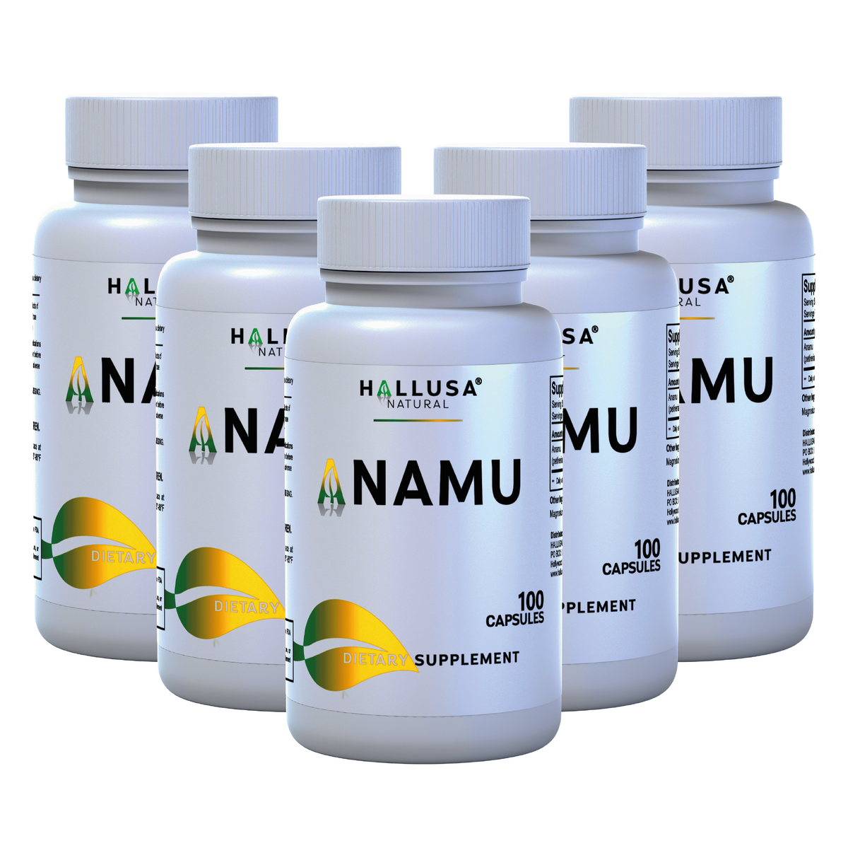 Anamu Organic Supplement, 100 capsules, 100 servings / 450 mg Natural anti-inflammatory- Non-GMO- Gluten-Free,No Fillers or Additives Guaranteed by HALLUSA NATURAL