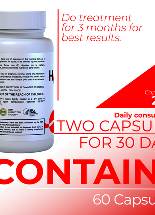 HALLADY 1000 mg Aguaje Curves, Premium Supplement for Women - 60 capsules / 30 Servings - Mauritia Flexuosa Natural Fruit- GMO Free Sugar Free, and Lactose Free HALLUSA NATURAL