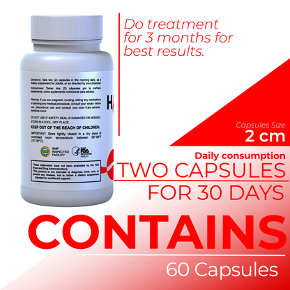 HALLADY 1000 mg Aguaje Curves, Premium Supplement for Women - 60 capsules / 30 Servings - Mauritia Flexuosa Natural Fruit- GMO Free Sugar Free, and Lactose Free HALLUSA NATURAL