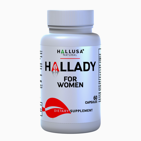 HALLADY 1000 mg Aguaje Curves, Premium Supplement for Women - 60 capsules / 30 Servings - Mauritia Flexuosa Natural Fruit- GMO Free Sugar Free, and Lactose Free HALLUSA NATURAL