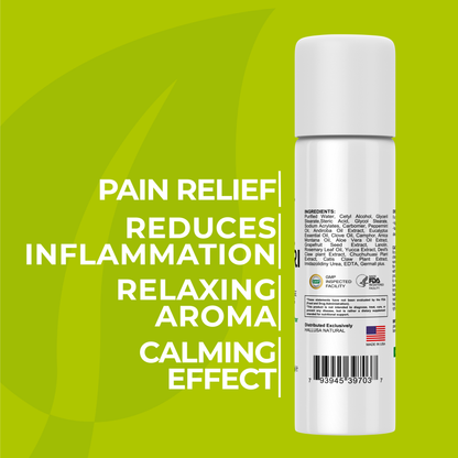 HALLARTHRI - Roll-on 3 oz, 90 ml - Peppermint Camphor Arnica - Fast acting, No side effects - Hallusa Natural