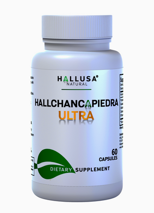 HallChancapiedra Ultra 1000 mg - Extract Chancapiedra and Guisazo de Caballo - Natural Supplement 60 capsules 30 servings vegan gluten free Non-GMO HALLUSA NATURAL