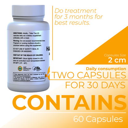 HallTurmeric Organic turmeric- Curcumin- Anti-Inflammatory 60 capsules 30 Servings / 500 mg - Antioxidant - Promotes Overall Health HALLUSA NATURAL