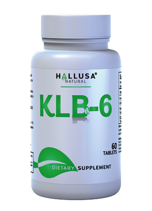 KLB6 - Apple Cider Vinegar - 60 Tablets - Natural Supplement - Support Supplement - Friendly Vegan - Gluten Free - Sugar Free - Non-GMO - HALLUSA NATURAL