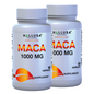 MACA 1000 MG - Lepidium Meyenii - Organic Maca Root - High Potency Extract for Men and Women - 60 Vegan Capsules - Supports Reproductive Health - Support Supplement - HALLUSA NATURAL