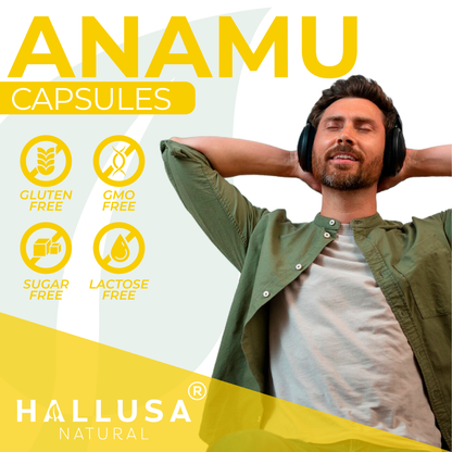 Anamu Organic Supplement, 100 capsules, 100 servings / 450 mg Natural anti-inflammatory- Non-GMO- Gluten-Free,No Fillers or Additives Guaranteed by HALLUSA NATURAL