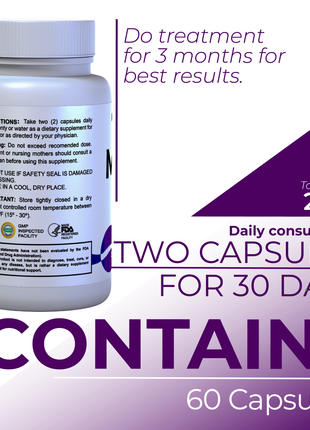 MSM 1000 MG - Pure MSM - Joint Health Support - Supplement for Inflammation - 60 Vegan Capsules - HALLUSA NATURAL