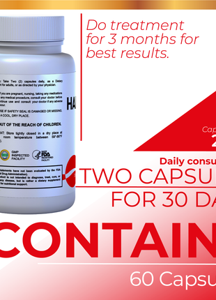 Hallosmine Ultra - Diosmin 500 mg Circulation Support + Hesperidin 150 mg - 60 capsules | Non-GMO Vegan & Gluten Free HALLUSA NATURAL